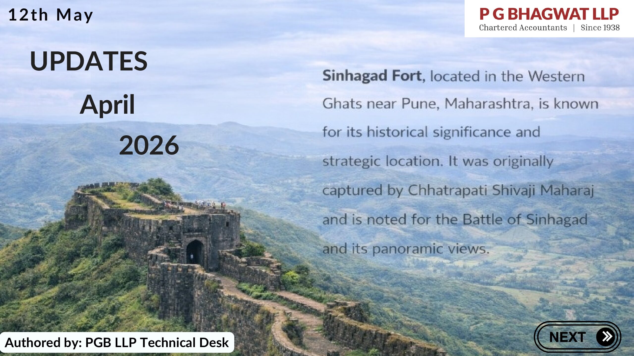 PGB Updates April 2026