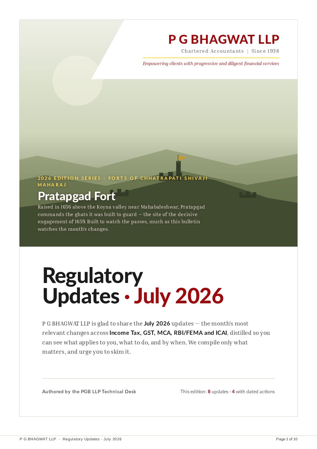PGB Updates July 2026